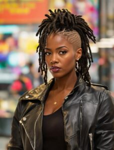 dreadlock with mohawk